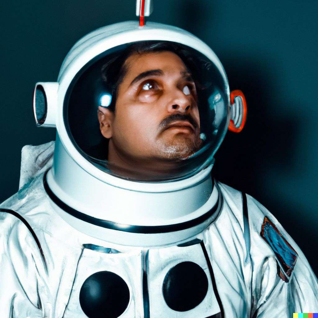 an astronaut, photograph, fine art